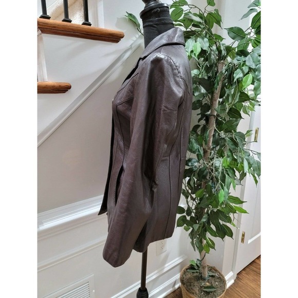 Pelle Studio Women's Black 100% Nylon Long Sleeve Buttons Style Casual Jacket S - Picture 5 of 12